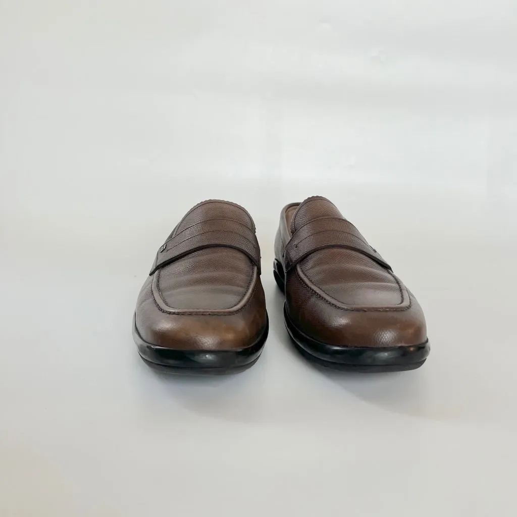 Bally Brown Penny Loafers, US 11