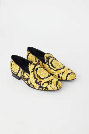 Black & Gold Barocco Loafer