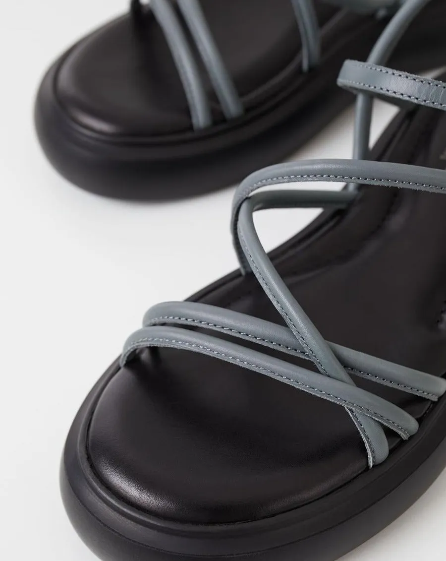Blenda Strappy Sandals in Ash