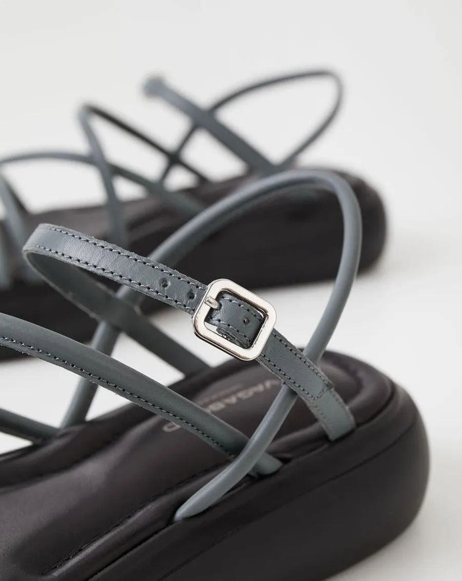 Blenda Strappy Sandals in Ash