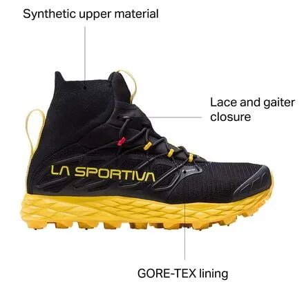 Blizzard GTX Men's La Sportiva Trail Running Shoe, Black/Yellow