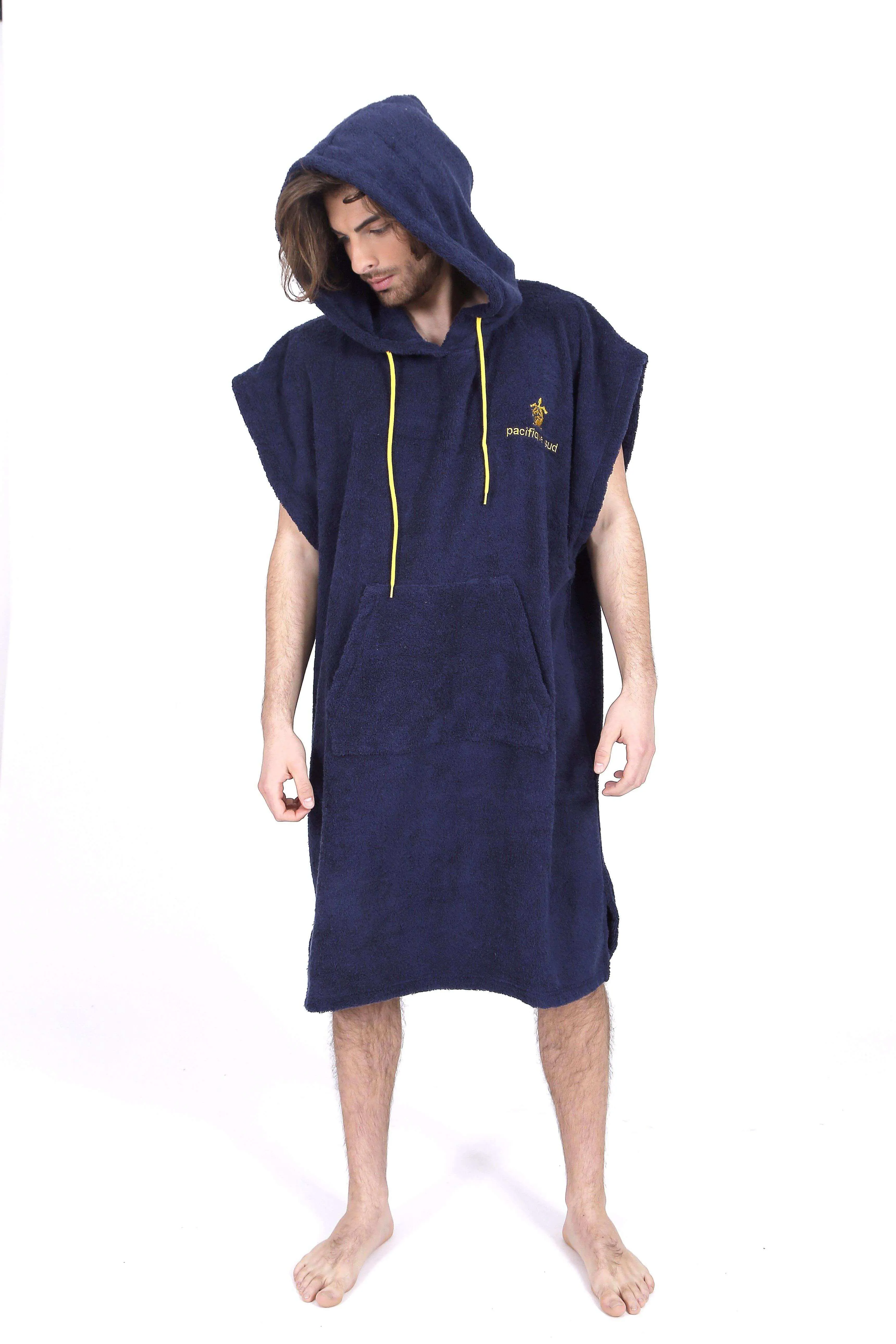 Blue sleeveless poncho & blue espadrilles pack