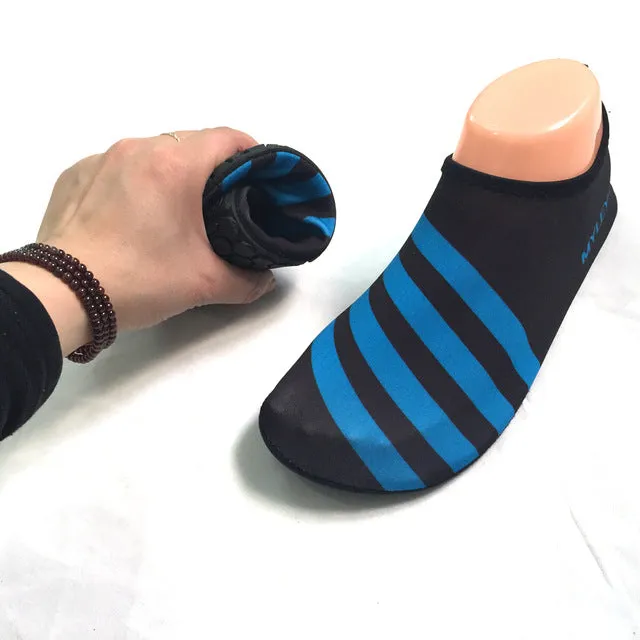 Blue Stripes Water Slip On