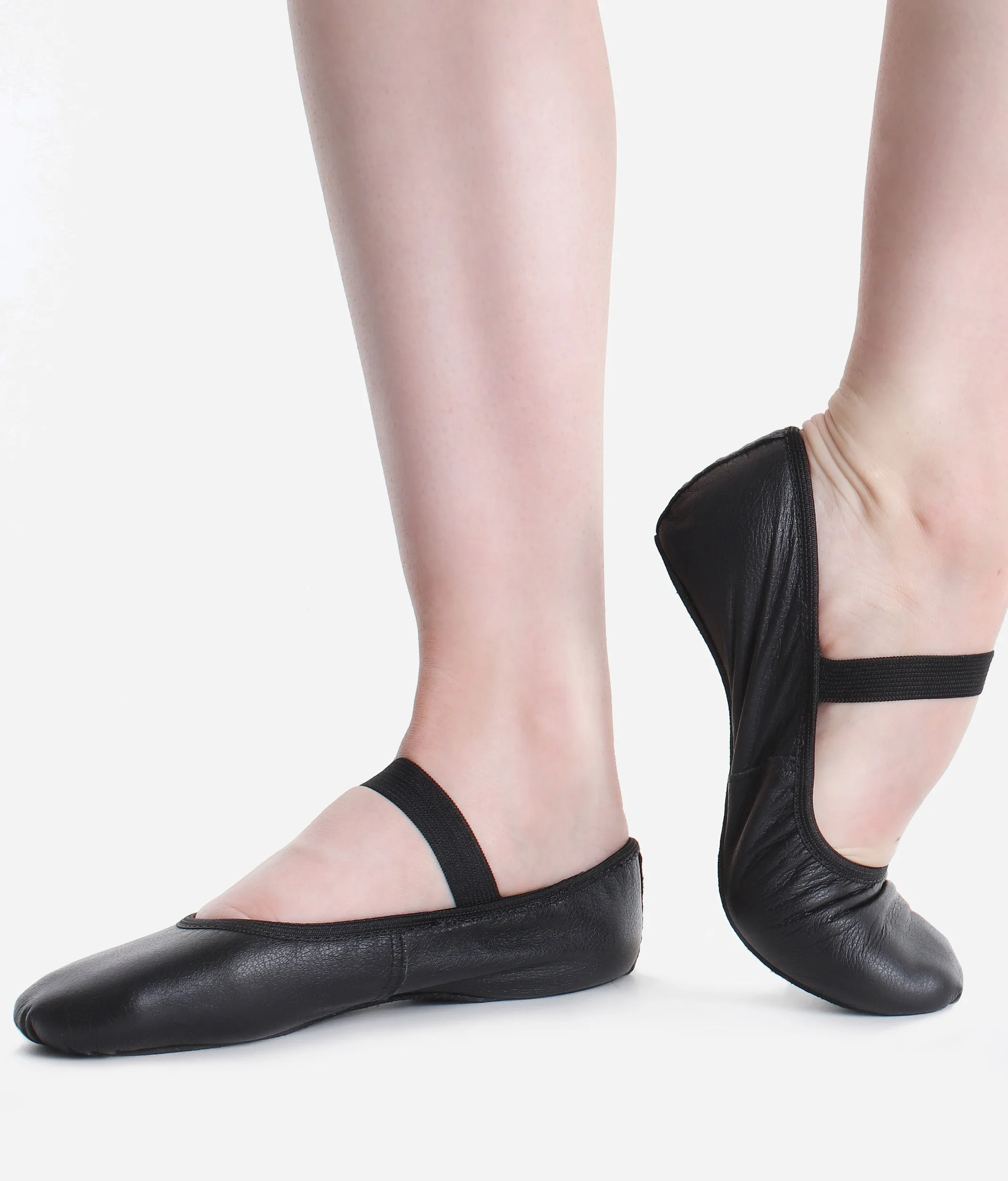 Children Full Sole Premium Leather Ballet Shoes - SD69