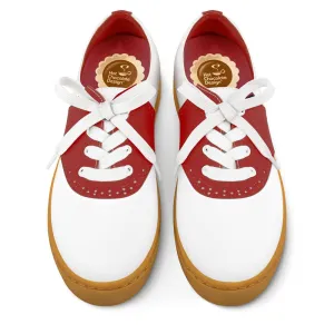 Chocolaticas® SADDLE RED Sneakers