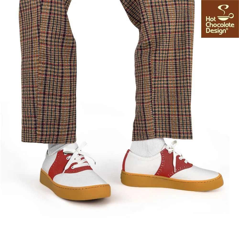 Chocolaticas® SADDLE RED Sneakers