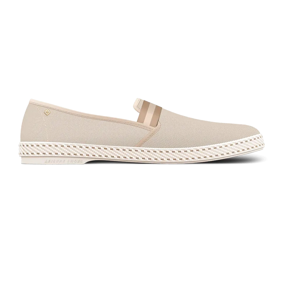 College Oxford Loafer: Beigish