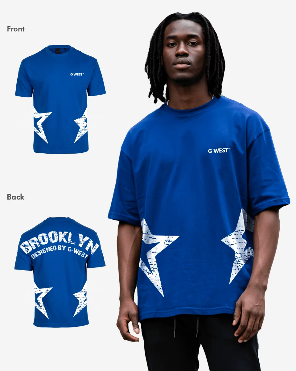 G West Oversized Brooklyn Arch Logo Tee