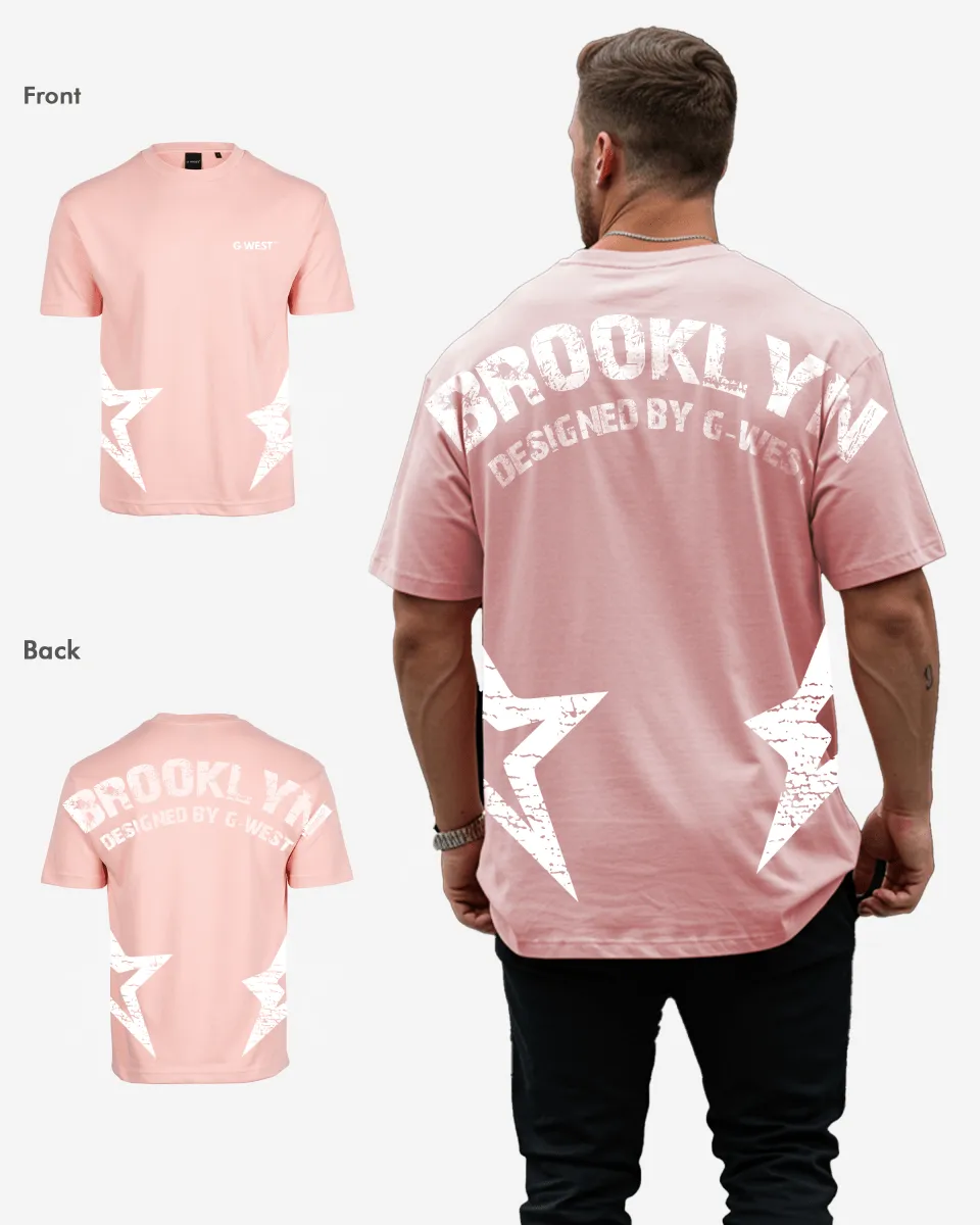 G West Oversized Brooklyn Arch Logo Tee