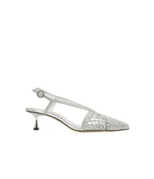 Nexus 50 Heel in Silver