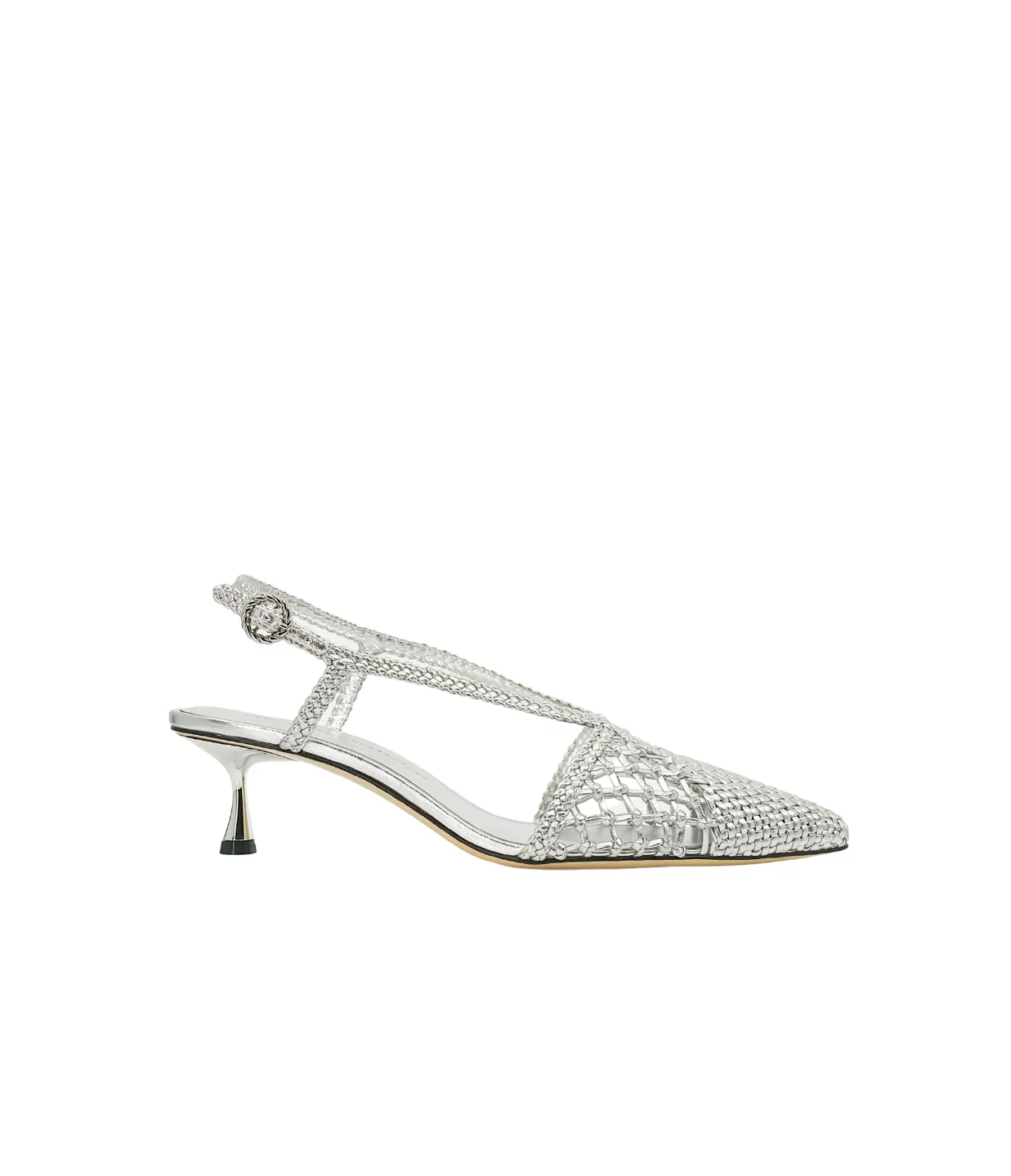 Nexus 50 Heel in Silver