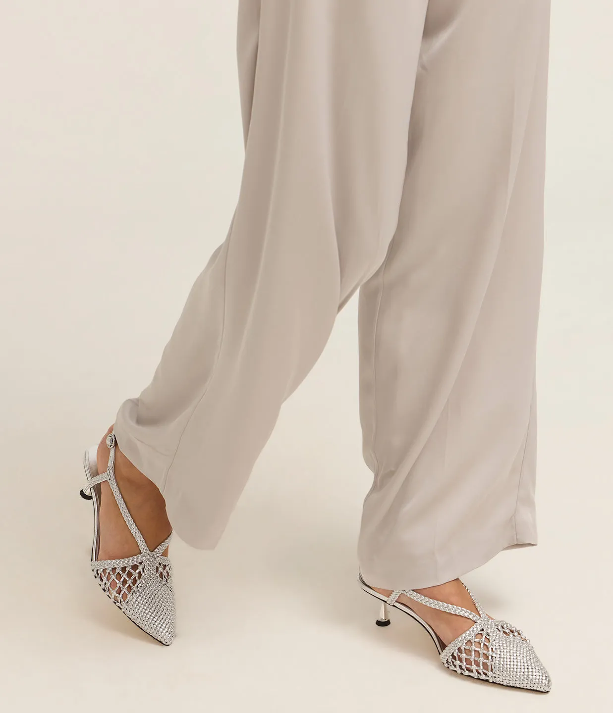 Nexus 50 Heel in Silver
