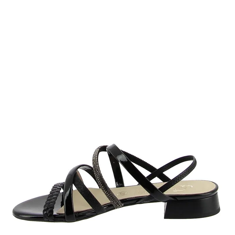 Quait 24640 Black Slingback Sandal