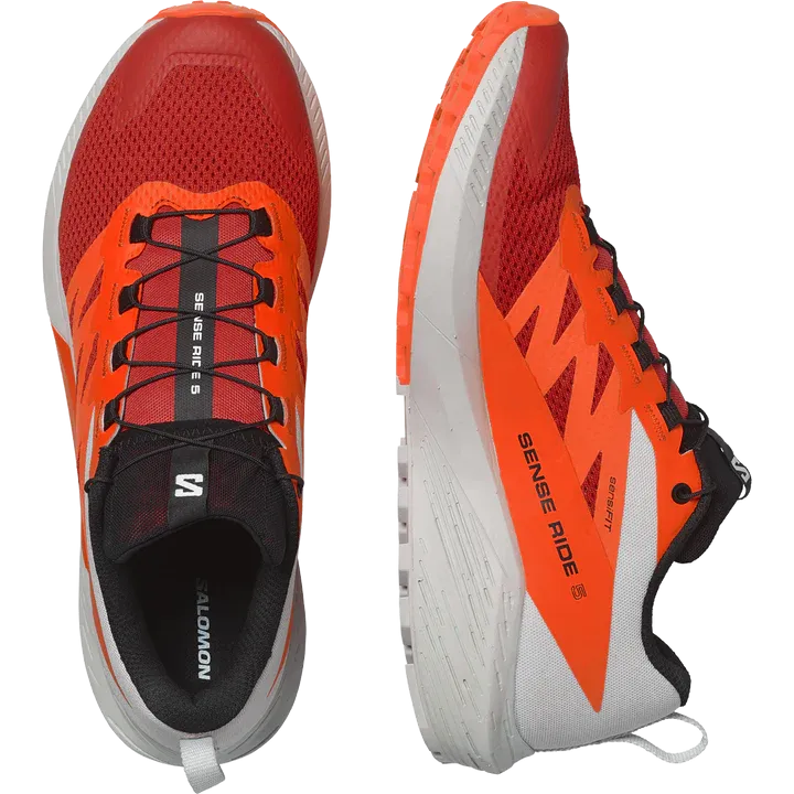 Salomon Sense Ride 5 Shoes (Men's) Plum Kitten / Black / Pink Glow