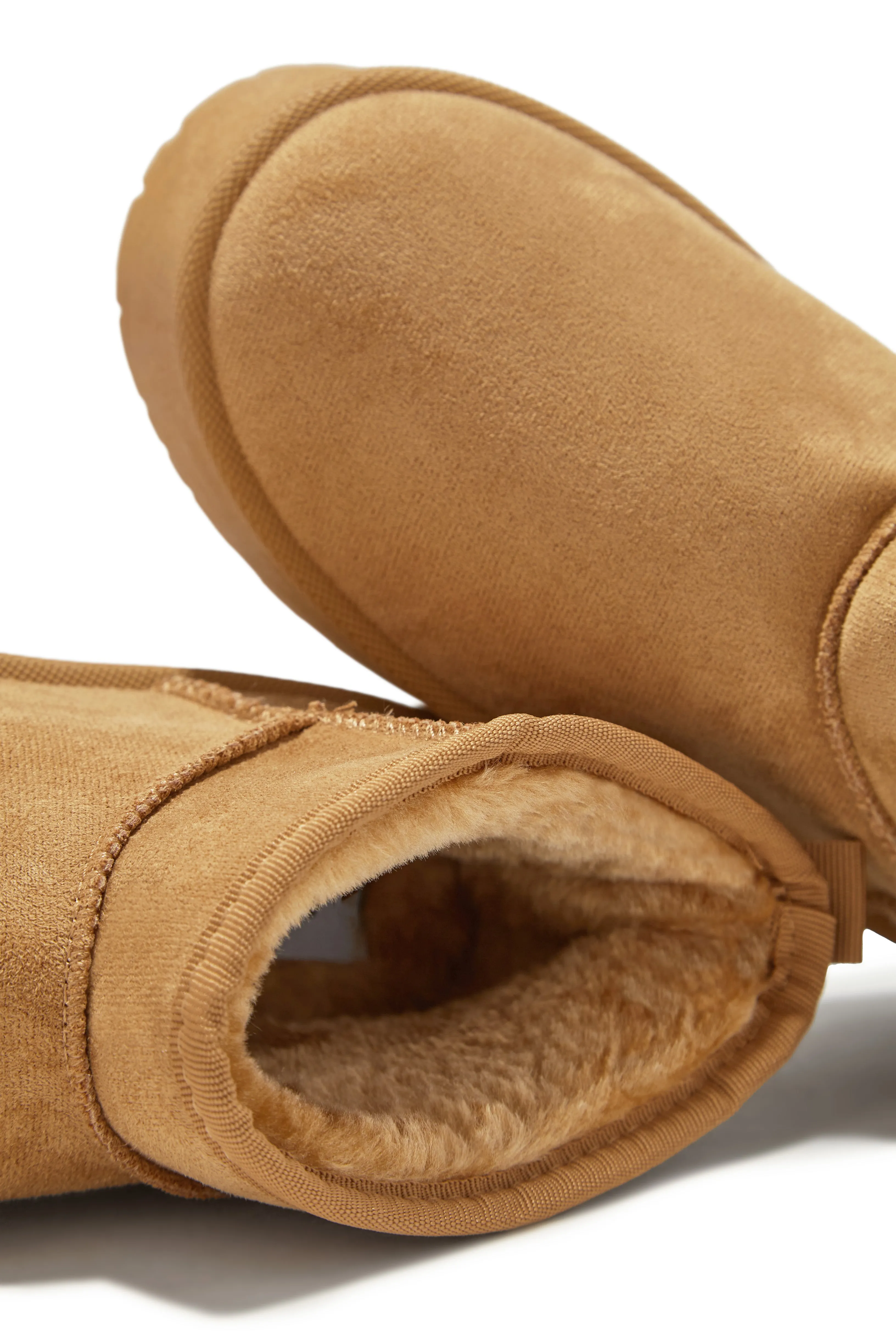 Willow Platform Ankle Boots - Camel