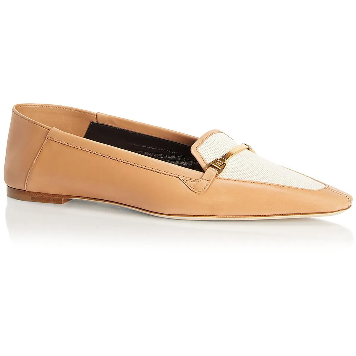 Womens Faux Leather Slip On Loafers